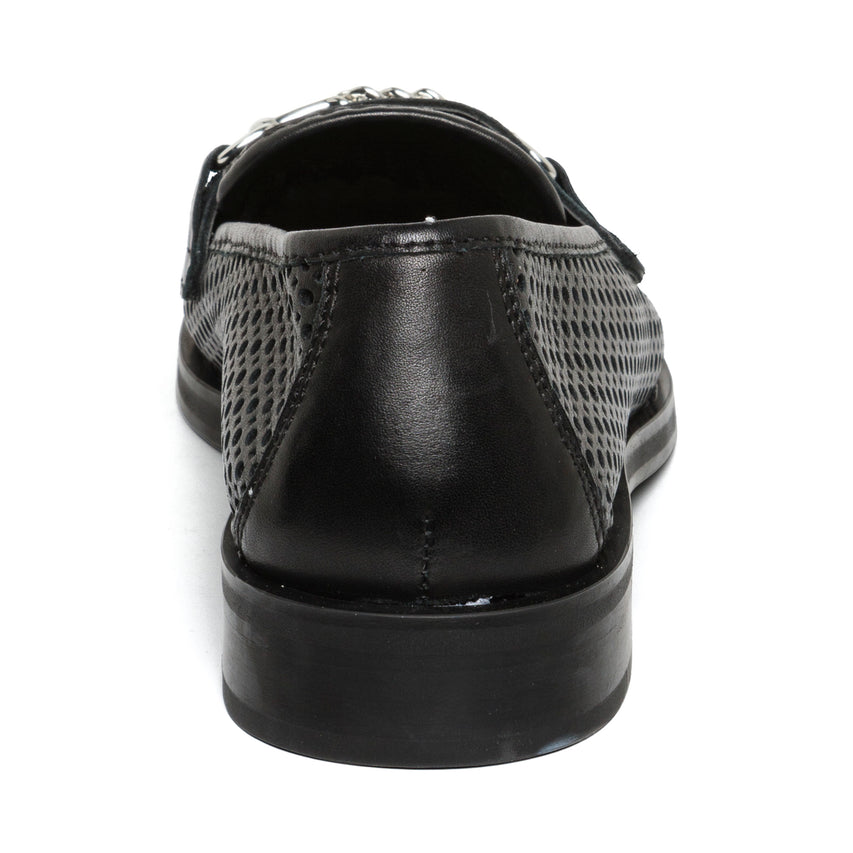Nafisa Flat Shoe BLACK LEATHER