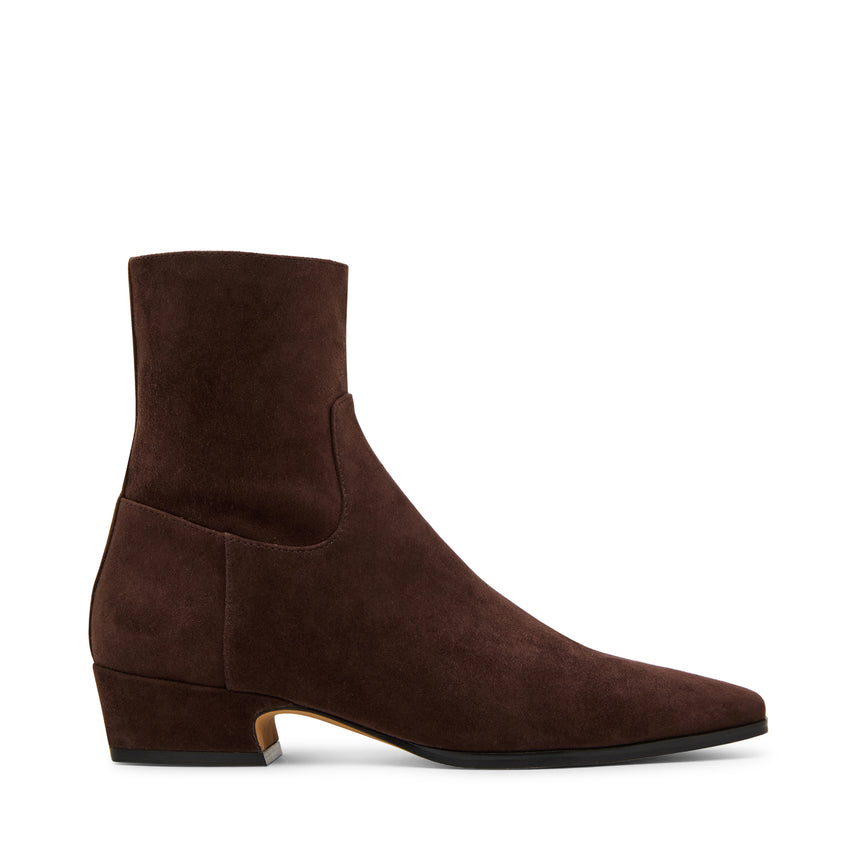 Dusty Bootie CHOCOLATE BROWN SUEDE