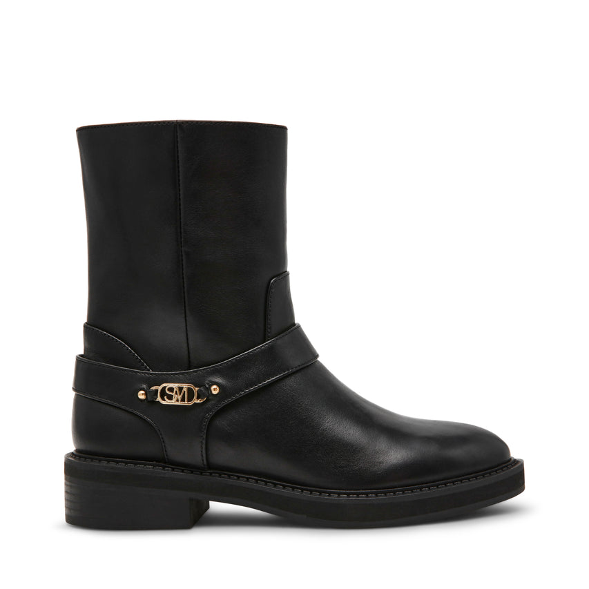 Loophole Bootie BLACK LEAT