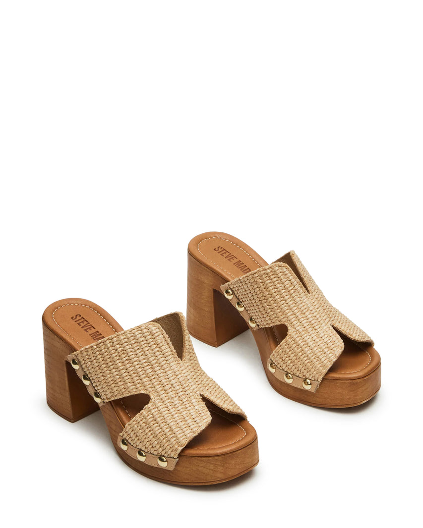 Sunkissed Mule RAFFIA