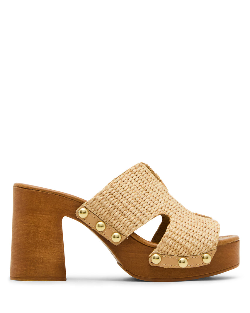 Sunkissed Mule RAFFIA