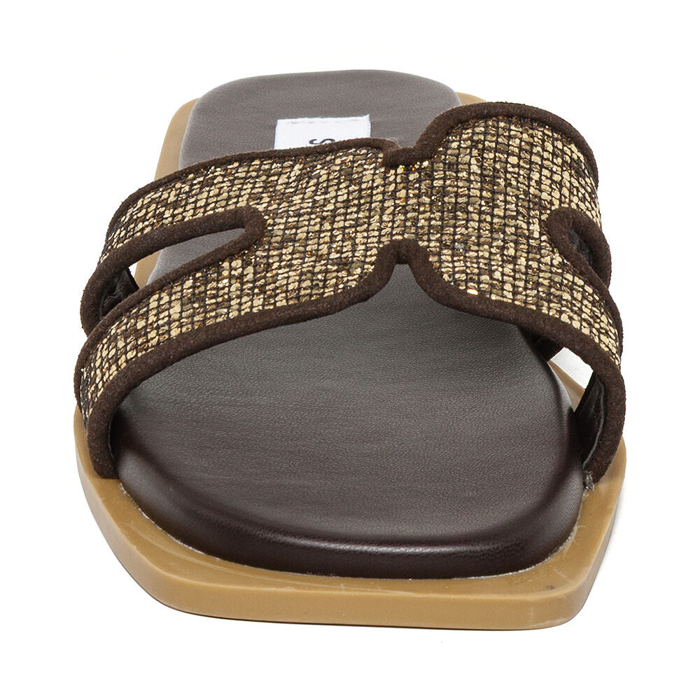 Sofia Slide GOLD GLITTER - view 3