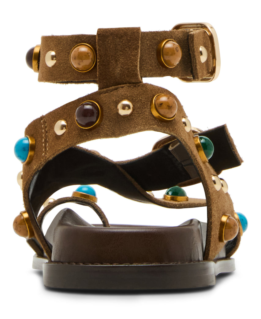 Linear Sandal TAUPE SUEDE - view 4