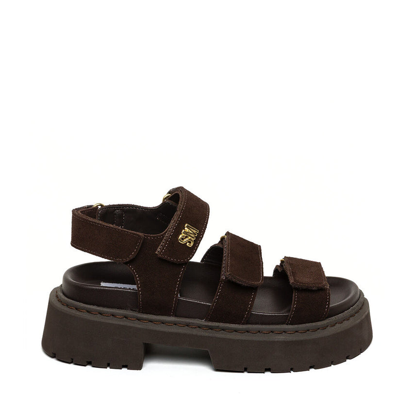Glorias Sandal CHOCOLATE BROWN SUEDE