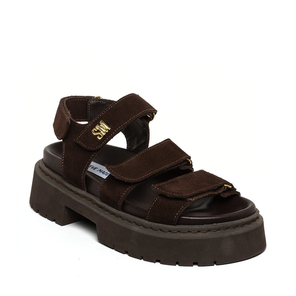Glorias Sandal CHOCOLATE BROWN SUEDE - view 2