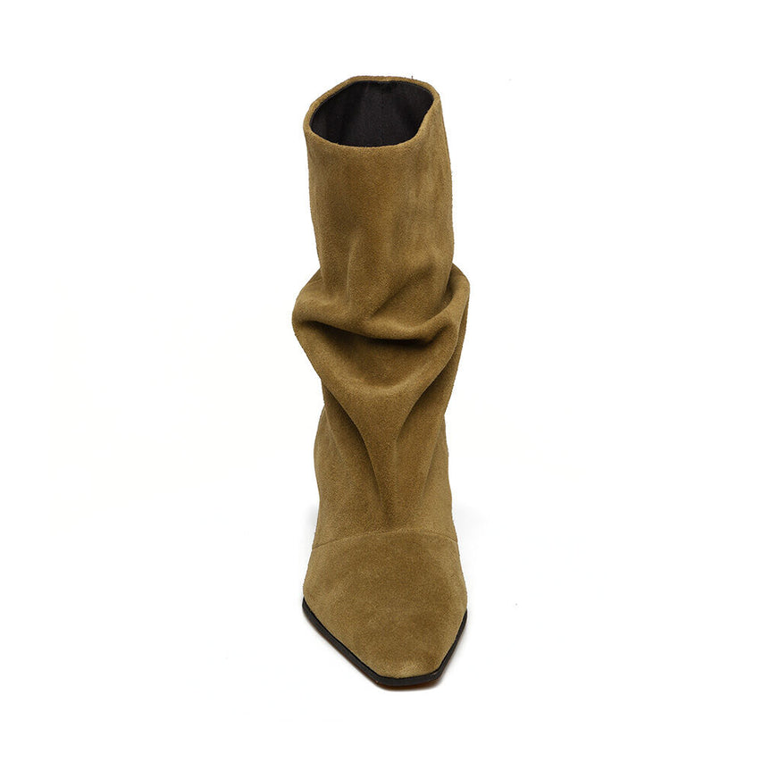 Vexa Bootie KHAKI OLV SUEDE - view 3