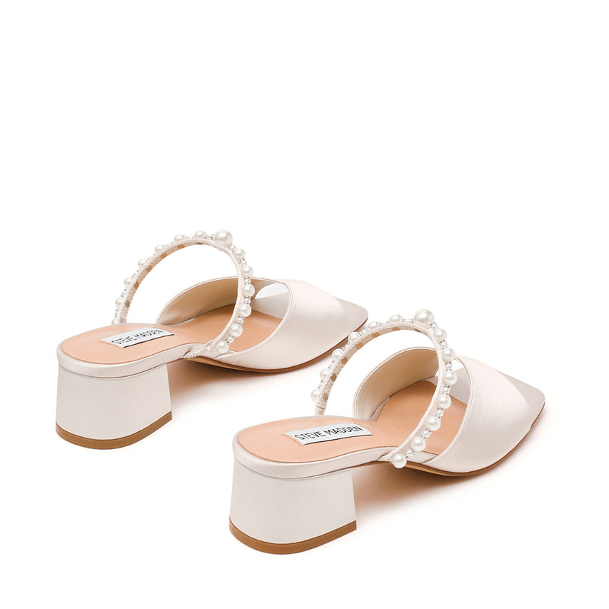 Galilea Mule IVORY SATIN - view 3