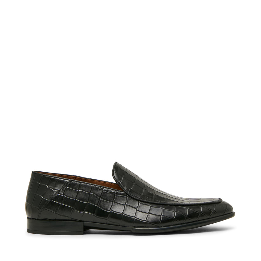 Sutton-C Flat Shoe BLACK LEATHER
