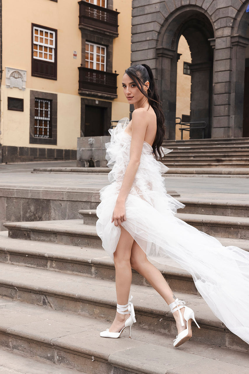 Larina Pump IVORYSATIN - view 7