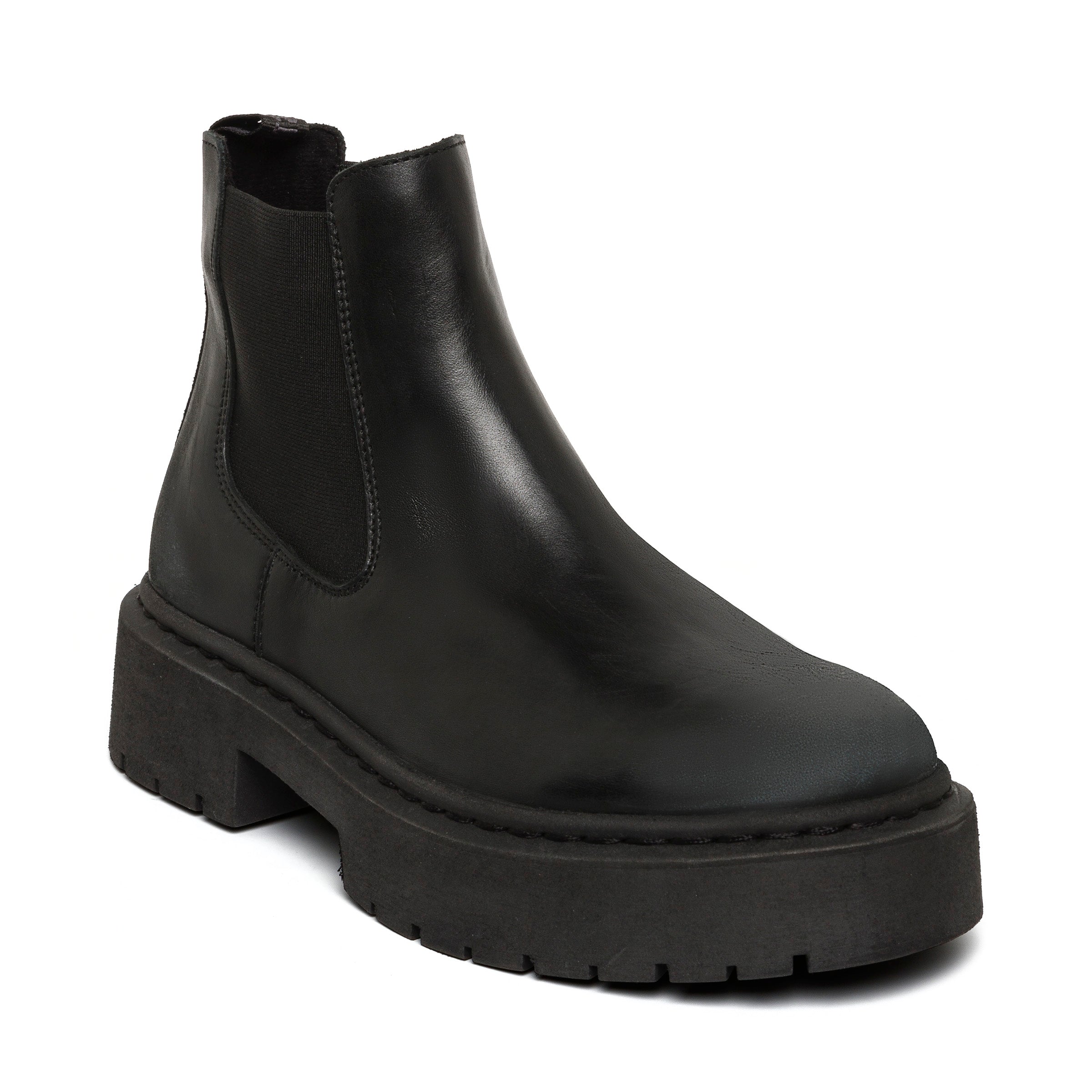 Glennis Bootie BLACK LEATHER