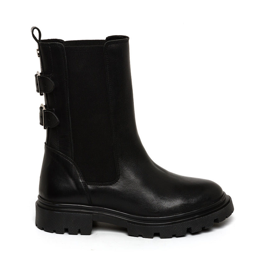 Ramy Bootie BLACK LEATHER