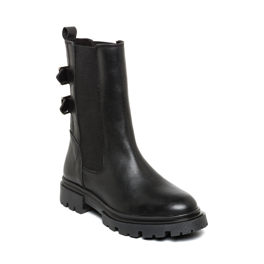 Ramy Bootie BLACK LEATHER