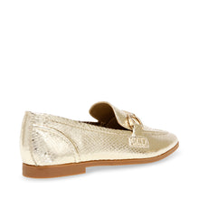 Steve Madden Carrine Loafer GOLD SNAKE Flat shoes All Products