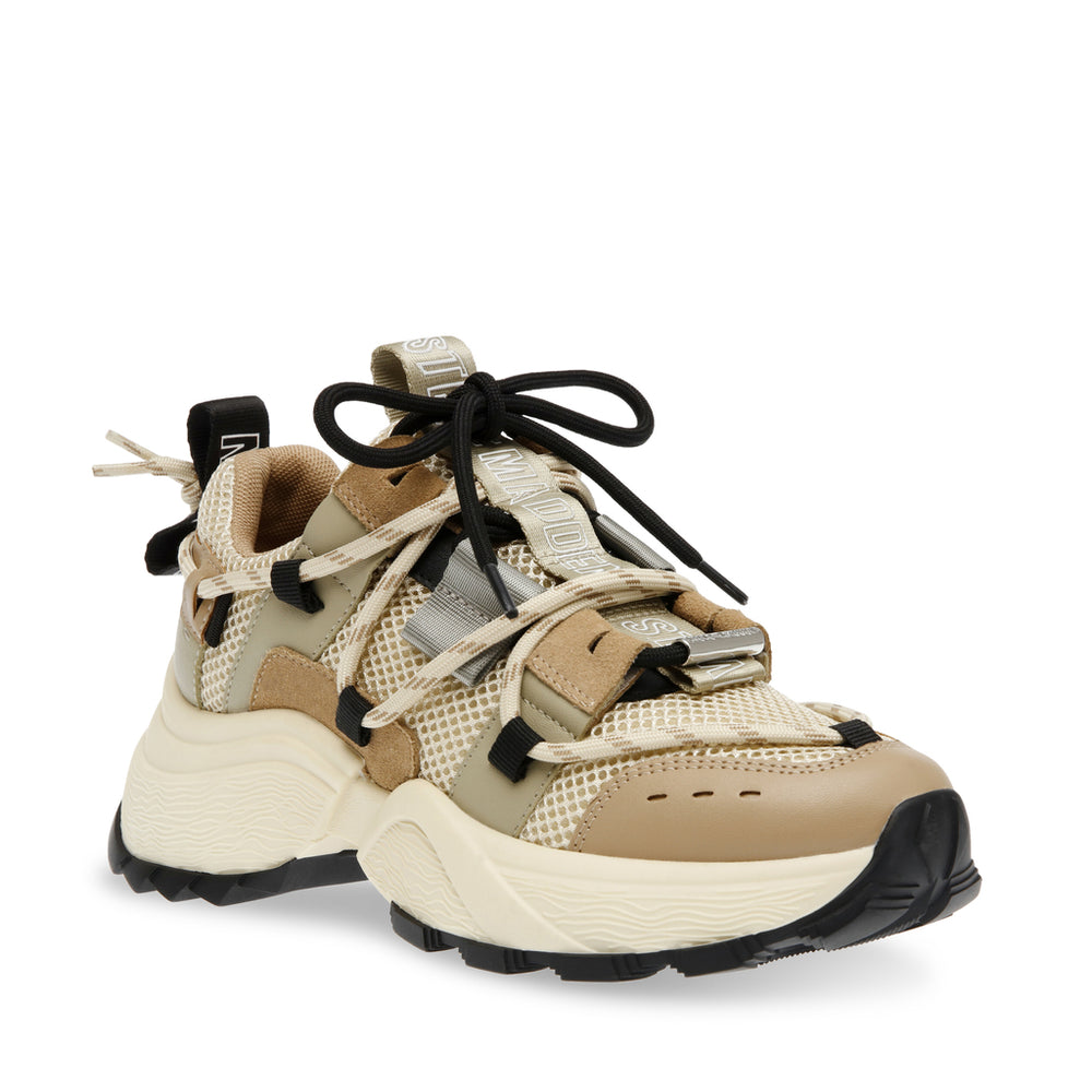 Steve Madden Tazmania Sneaker KHAKI/BLACK Sneakers 90's Nostalgia