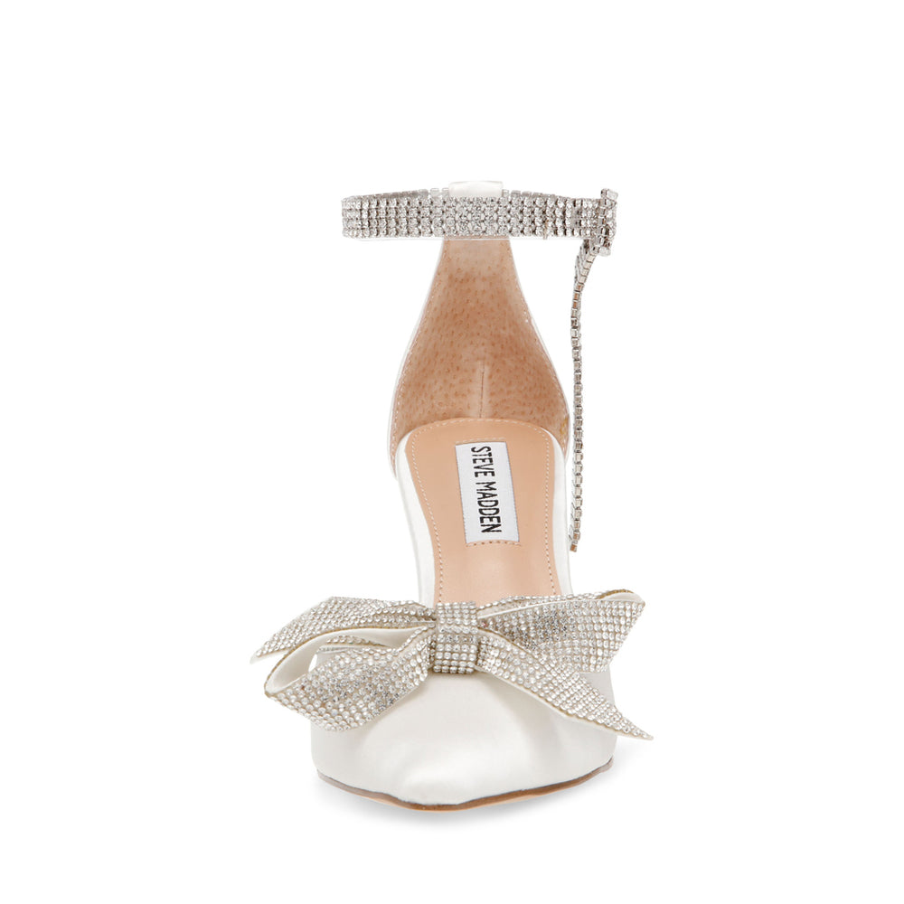 Steve Madden Live up Sandal IVORY SATIN Sandals All Products