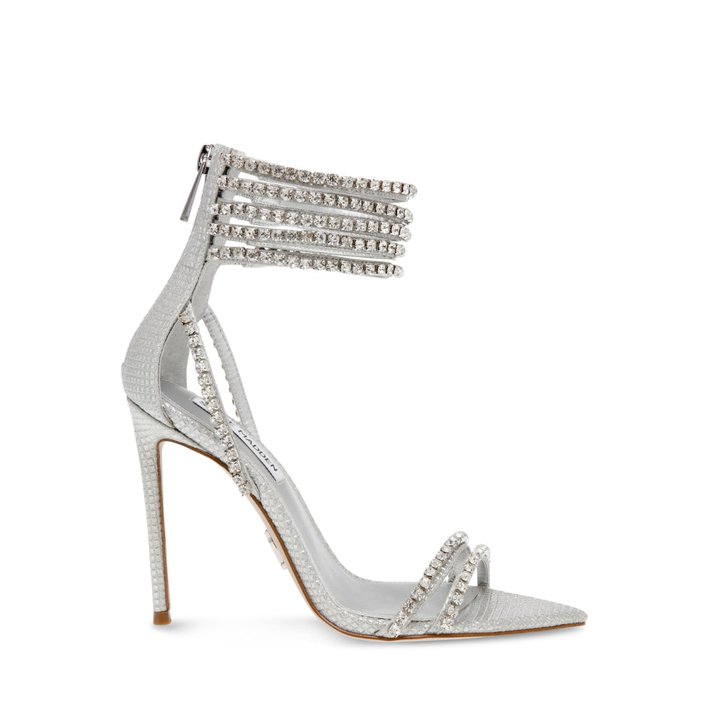 Steve Madden Bonjour Sandal SILVER Sandals All Products