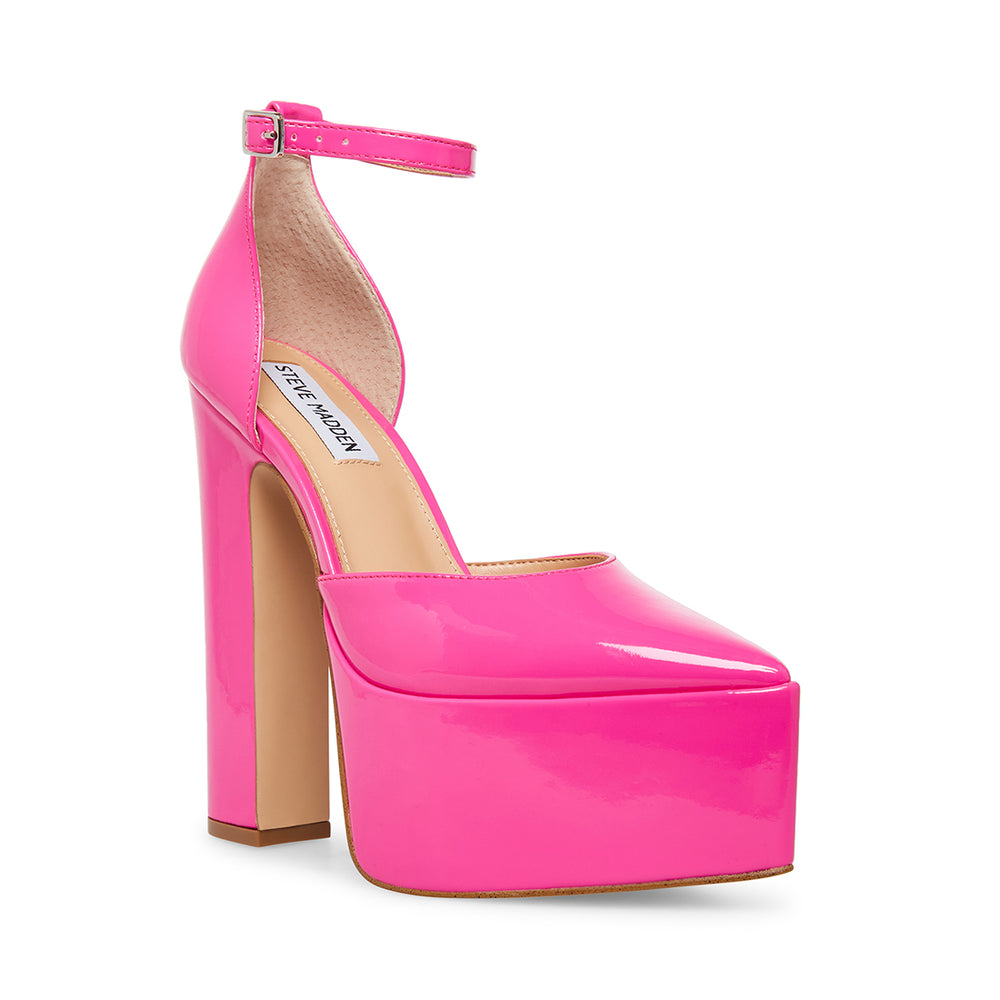 Steve Madden Prompt Sandal FUCHSIA PATENT Sandals All Products