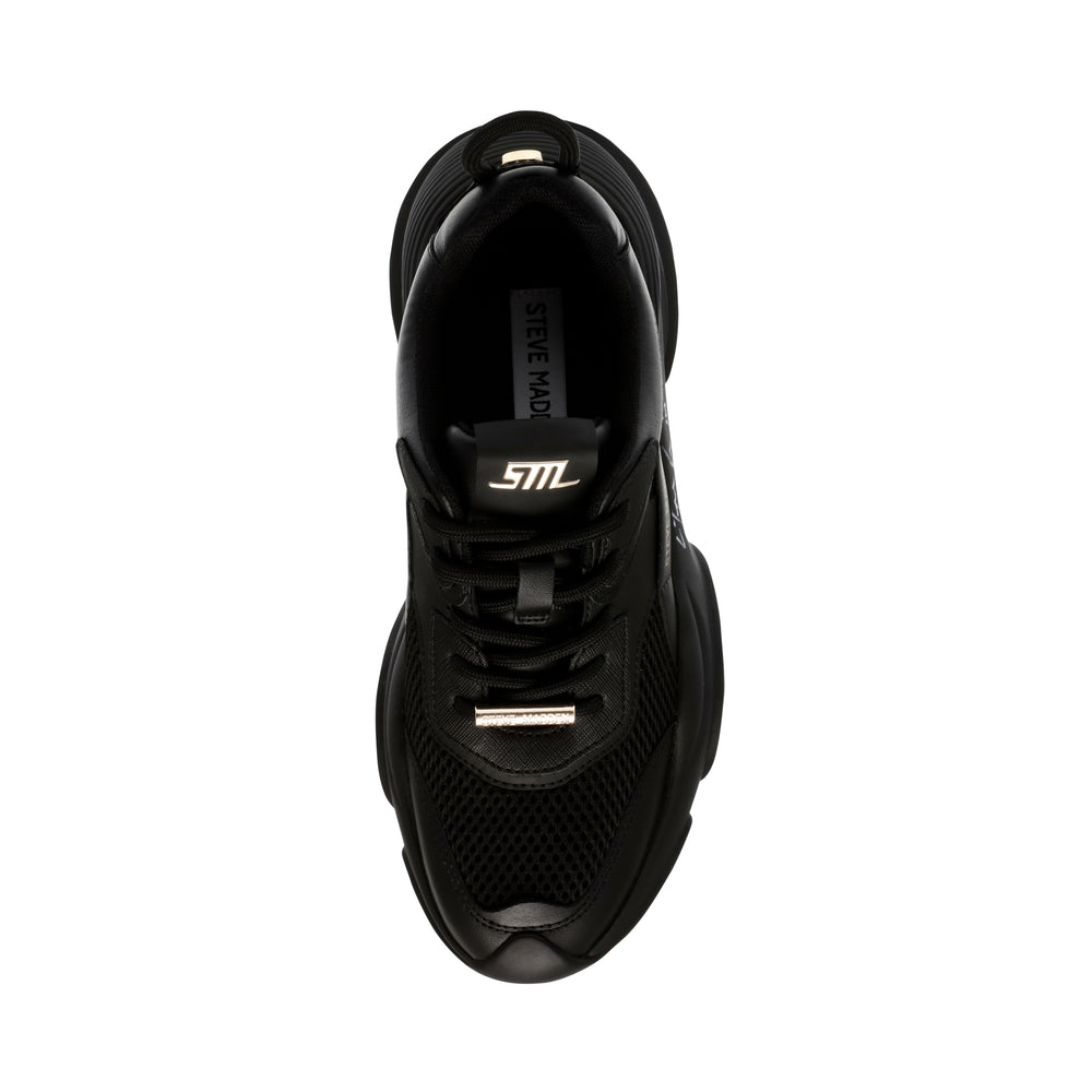 Steve Madden Belissimo Sneaker BLACK/GOLD Sneakers 90's Nostalgia