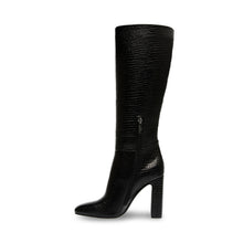 Steve Madden Ally Boot BLACK CROCO Boots All Products