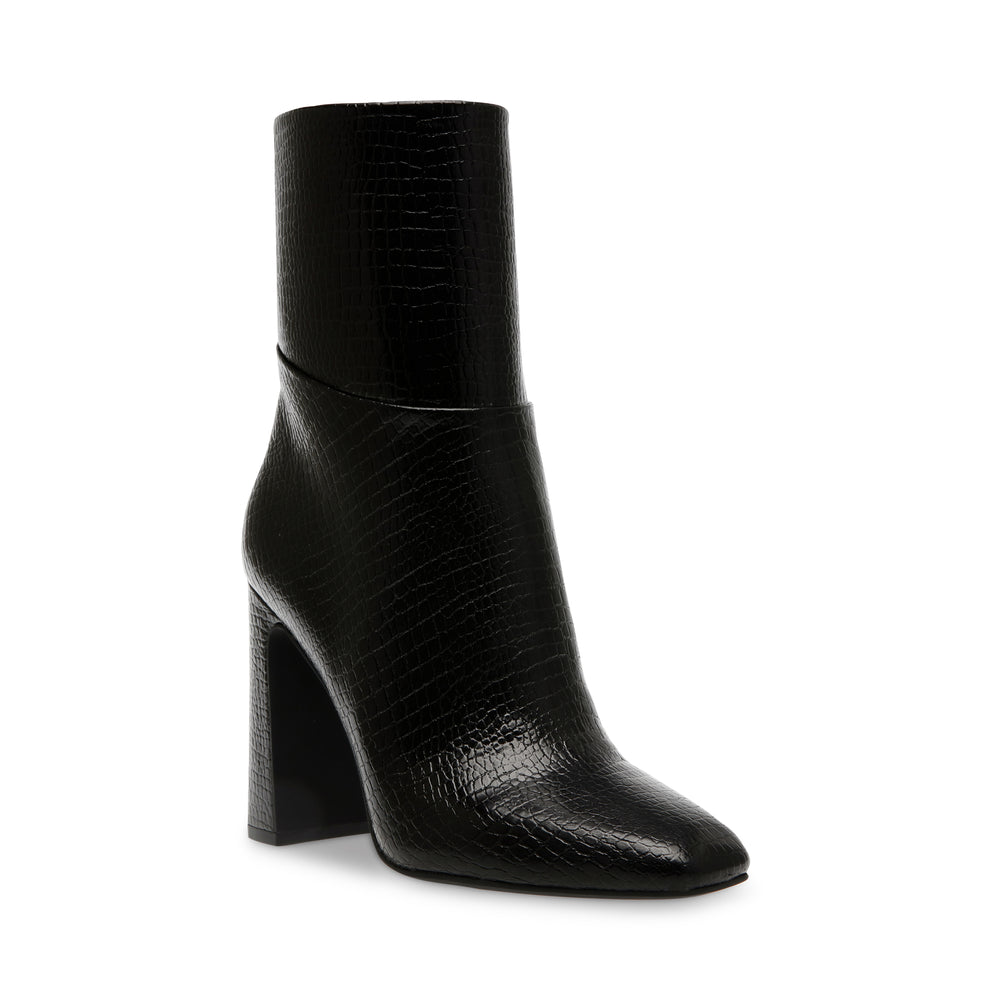 Steve Madden Aisha Bootie BLACK CROCO Ankle boots All Products