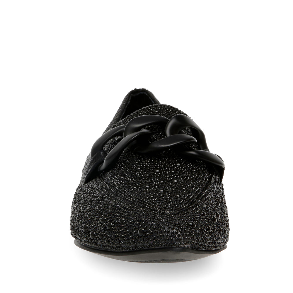 Steve Madden Famed-P Loafer BLACK CRYSTAL Flat shoes All Products