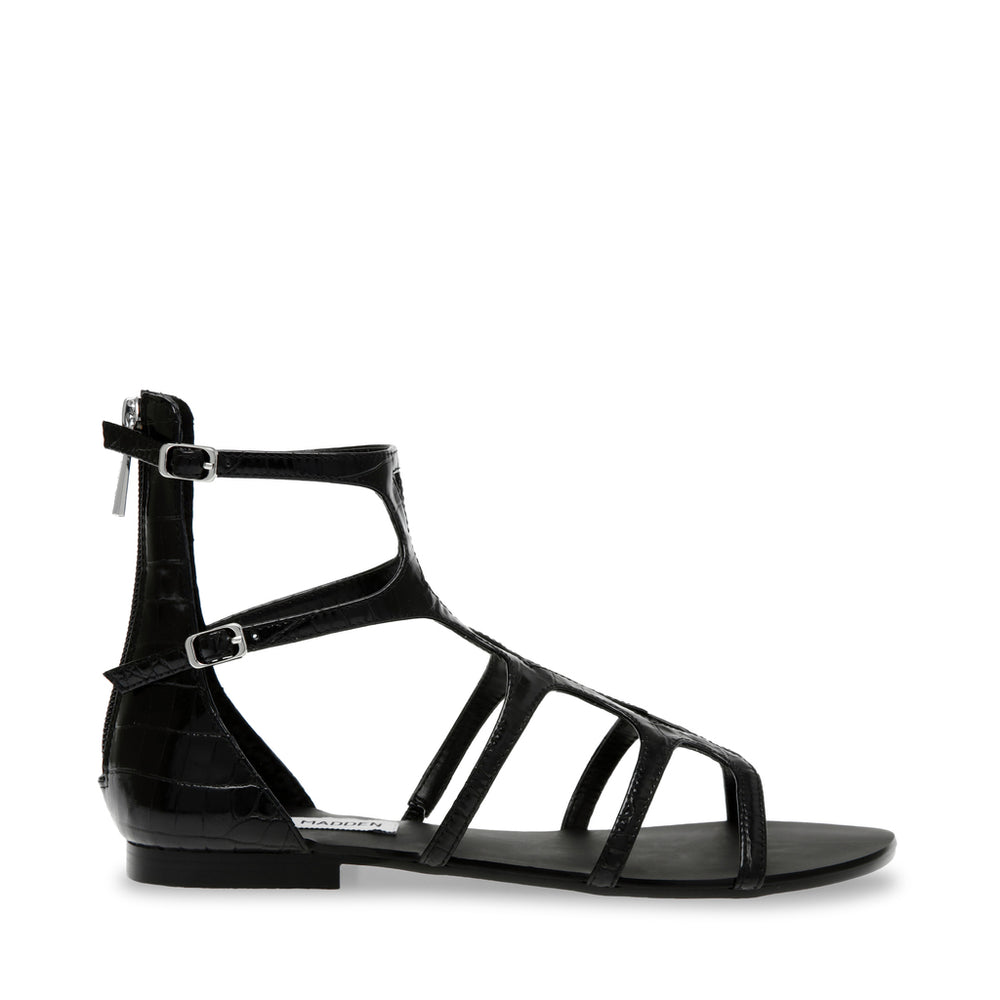 Steve Madden Egypt Sandal BLACK CROCO Sandals All Products