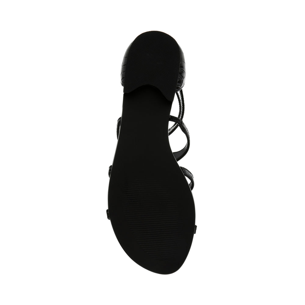 Steve Madden Egypt Sandal BLACK CROCO Sandals All Products