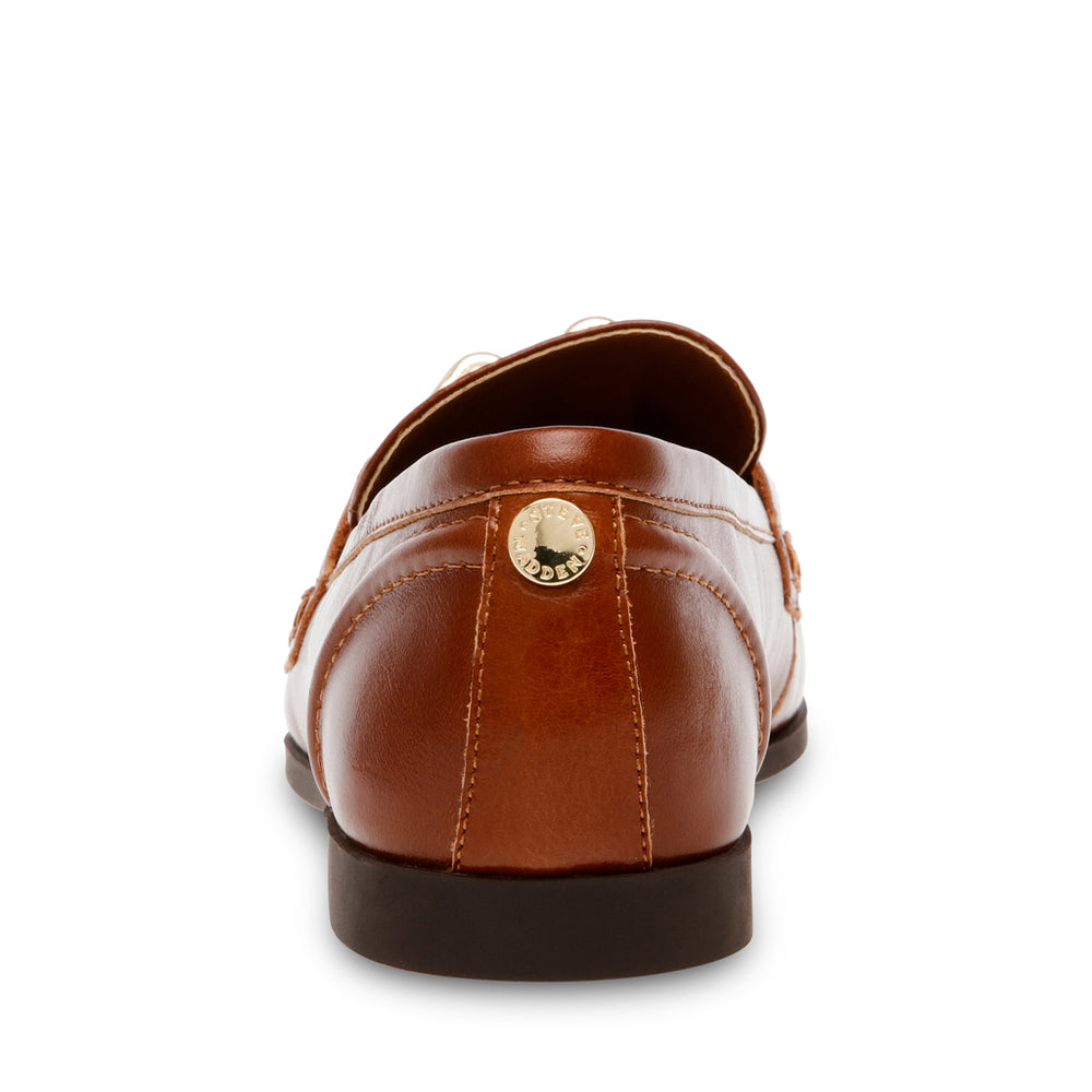 Steve Madden Candidly Loafer BROWN LEATHER Flat shoes All Products