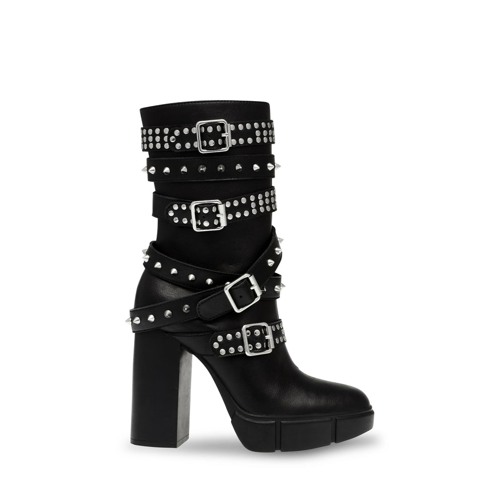 Steve Madden Razor Sharp Bootie BLK ACTION LEATHER Ankle boots 90's Nostalgia