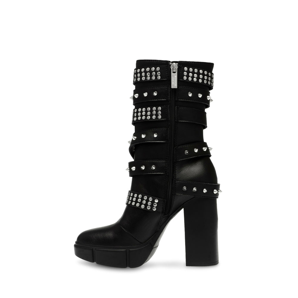 Steve Madden Razor Sharp Bootie BLK ACTION LEATHER Ankle boots 90's Nostalgia