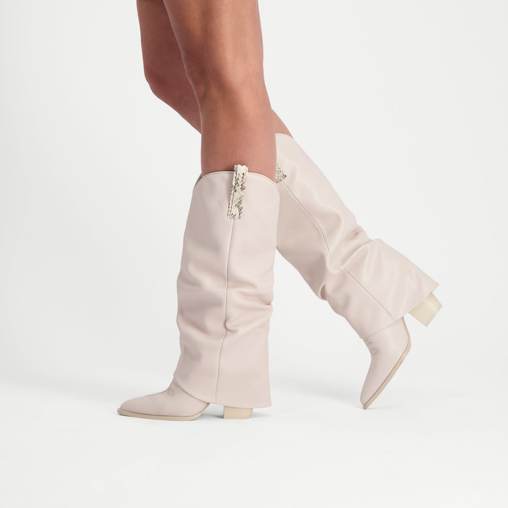 Steve Madden Lassy Boot BONE/SNAKE Boots All Products