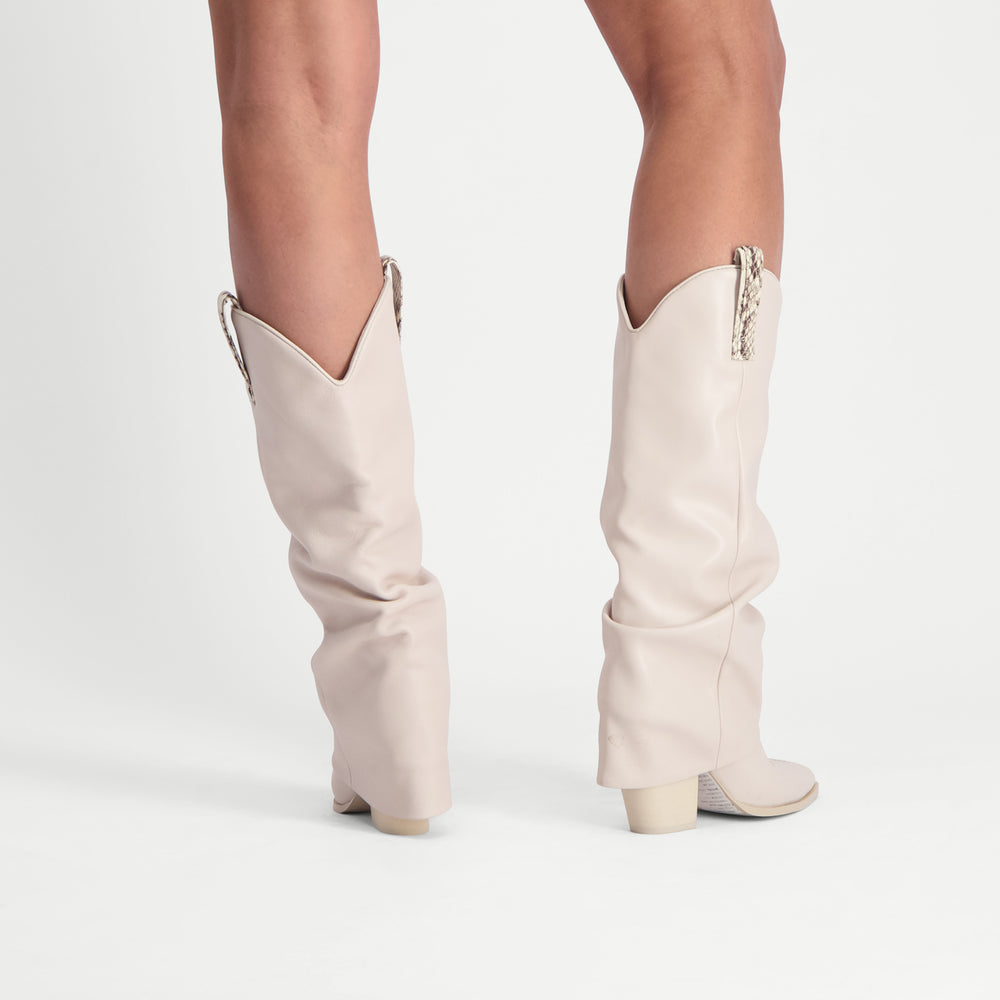Steve Madden Lassy Boot BONE/SNAKE Boots All Products