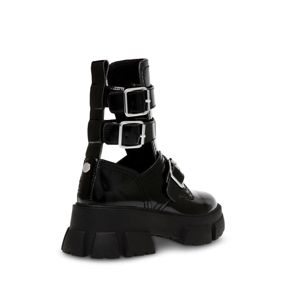 Steve Madden Tiedup Bootie BLACK Ankle boots All Out 90's