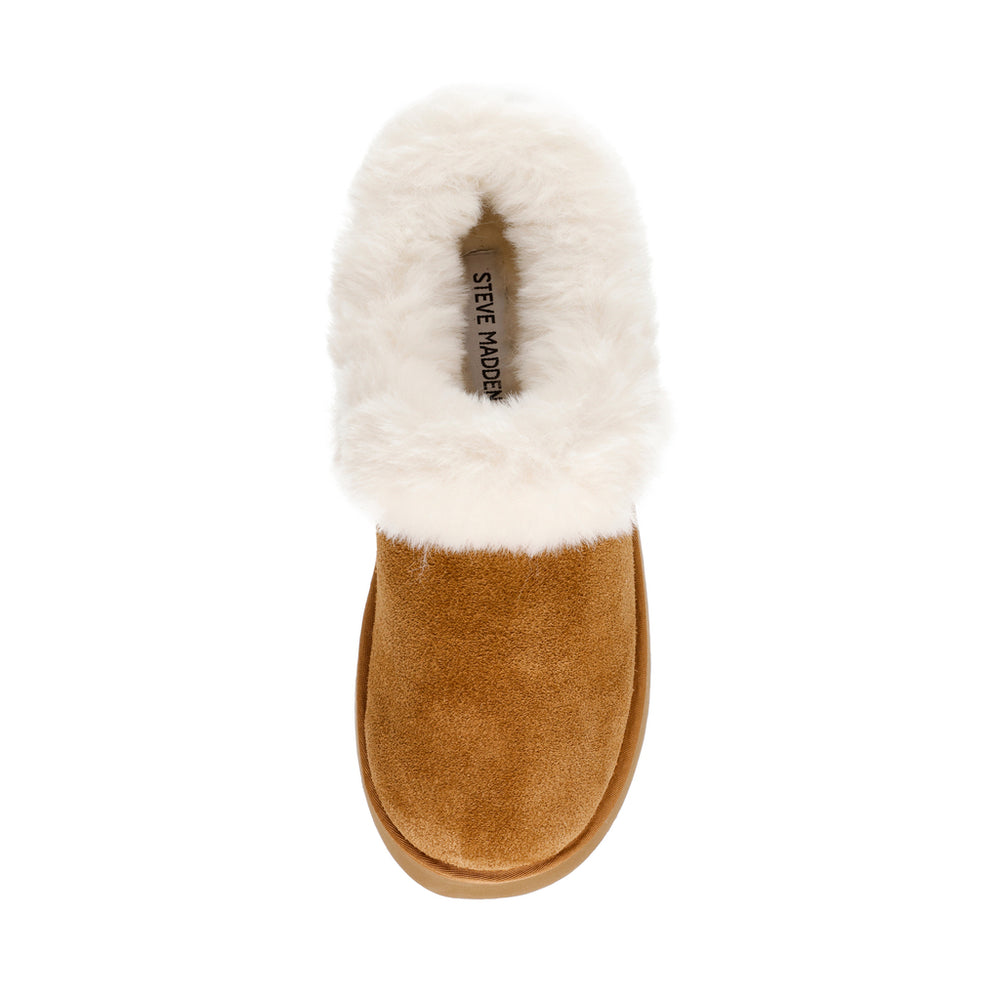 Steve Madden Chaplin Slide CHESTNUT SUEDE Slides All Products