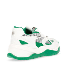 Steve Madden Aventura Sneaker WHITE/GREEN Sneakers 90's Nostalgia