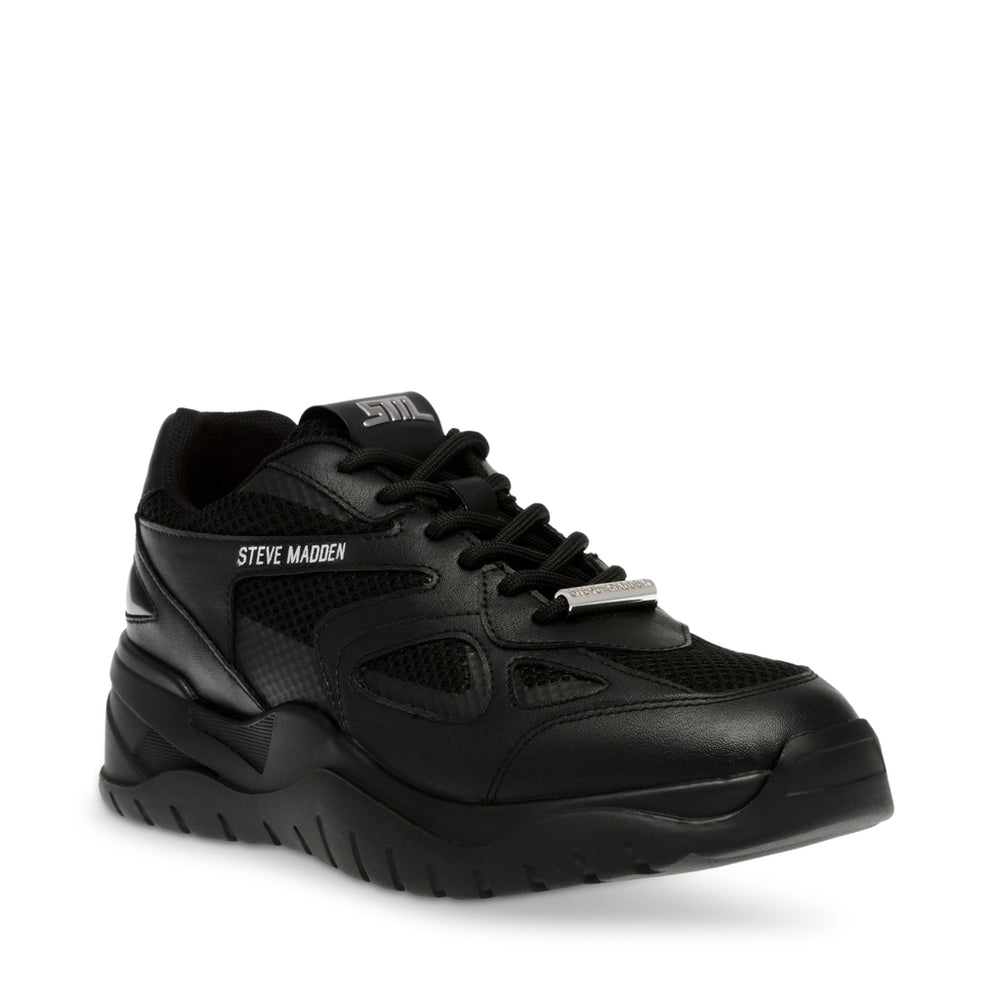 Steve Madden Aventura Sneaker BLACK/BLACK Sneakers 90's Nostalgia