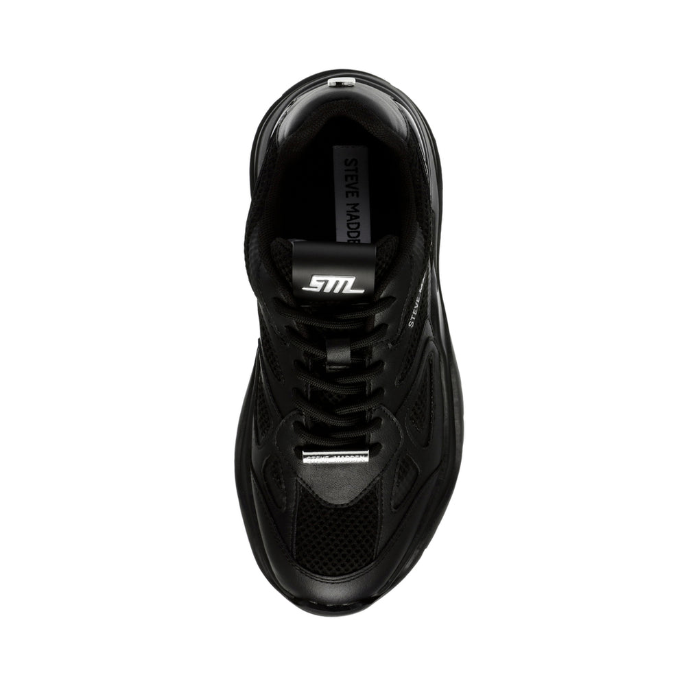 Steve Madden Aventura Sneaker BLACK/BLACK Sneakers 90's Nostalgia