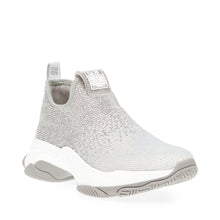 Steve Madden Mythical Sneaker SILVER Sneakers 90's Nostalgia