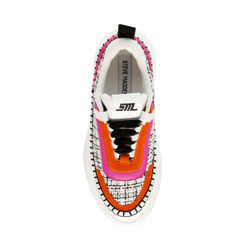 Steve Madden Doubletake Sneaker ORANGE/MAGENTA Sneakers All Products