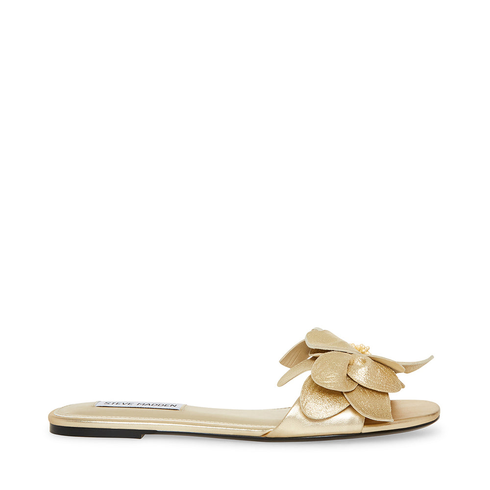 Steve Madden Melena Sandal GOLD LEATHER Sandals All Products