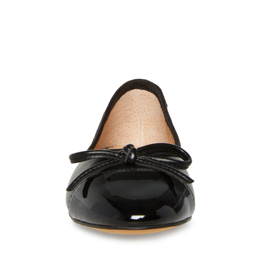 Steve Madden Ellison Ballerina BLACK LEATHER Flat shoes All Products