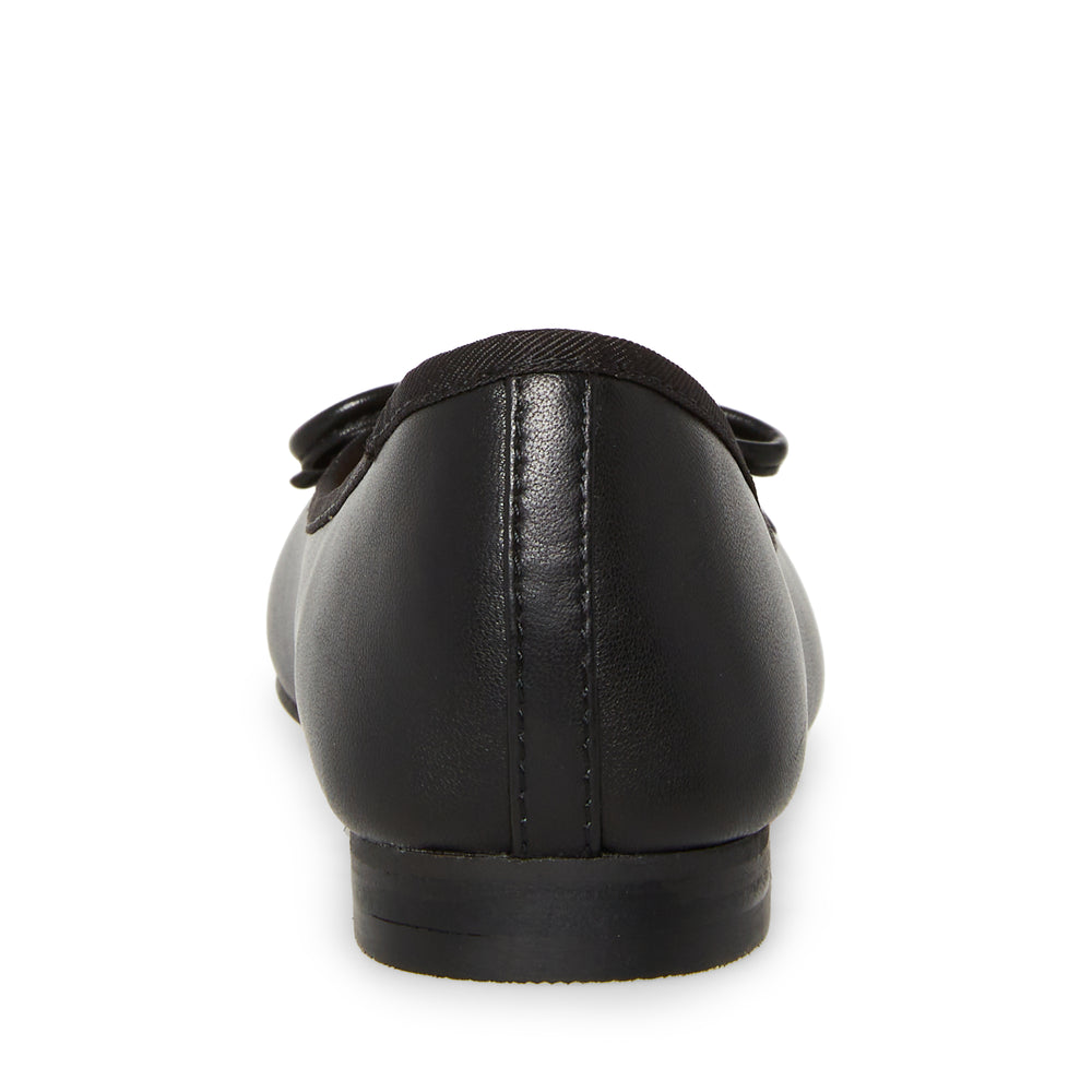 Steve Madden Ellison Ballerina BLACK LEATHER Flat shoes All Products