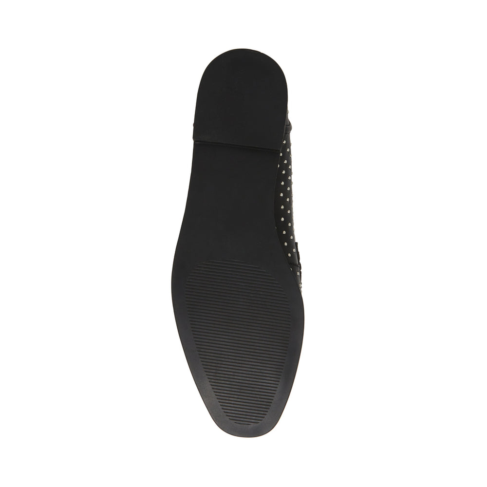 Steve Madden Carrine-S Loafer BLK/SIL STUDS Flat shoes All Products