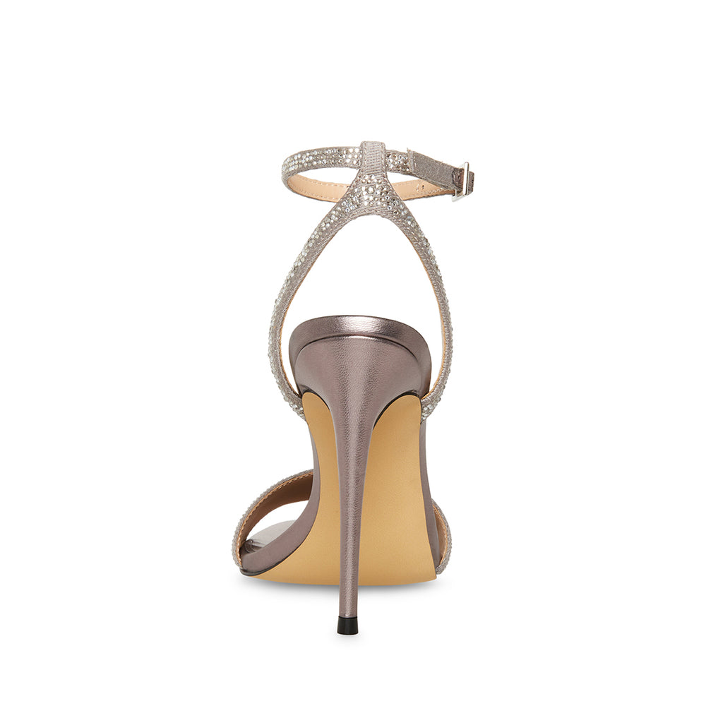 Steve Madden Knockout Sandal SILVER METALLIC Sandals All Products
