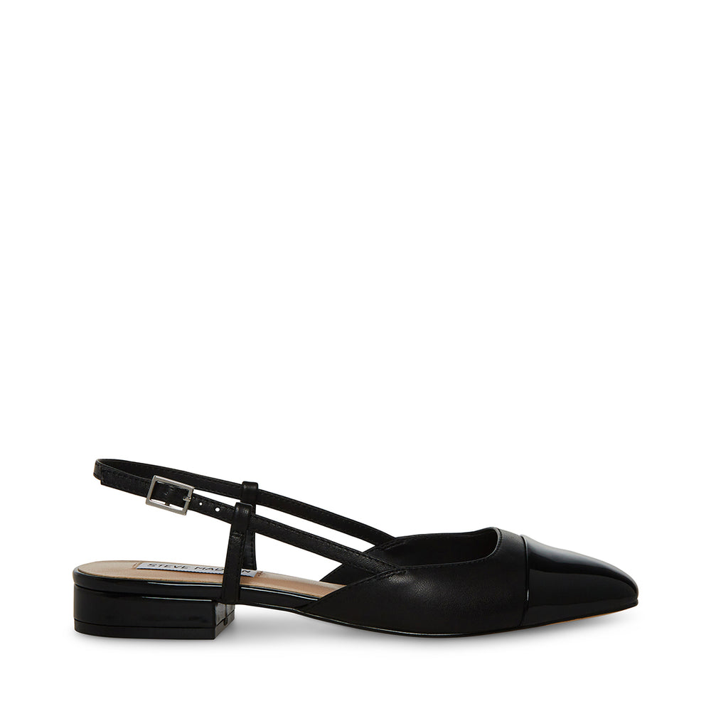Steve Madden Belinda Ballerina BLACK LEATHER Flat shoes Fall Winter 2023