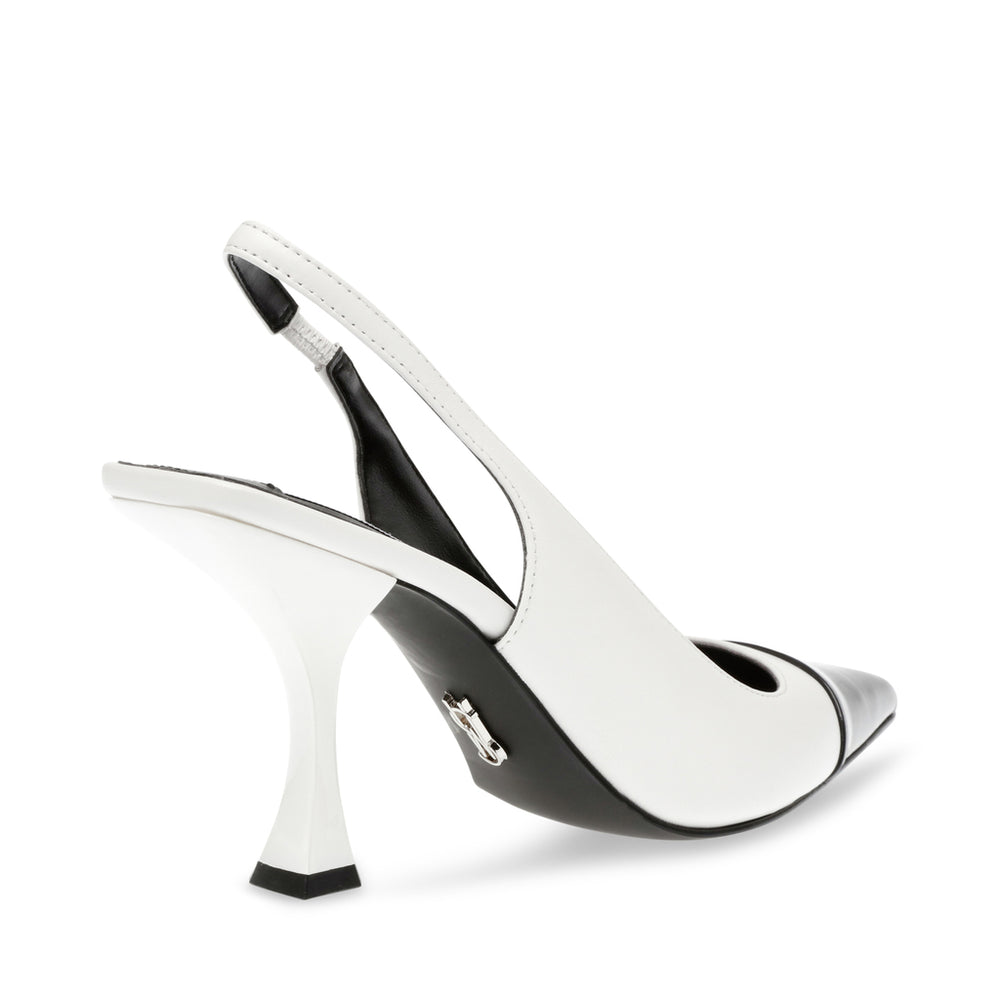 Steve Madden Niles Pump WHITE/BLACK Pumps All Out 90's