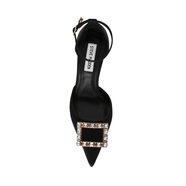 Accession Sandal BLACK SATIN