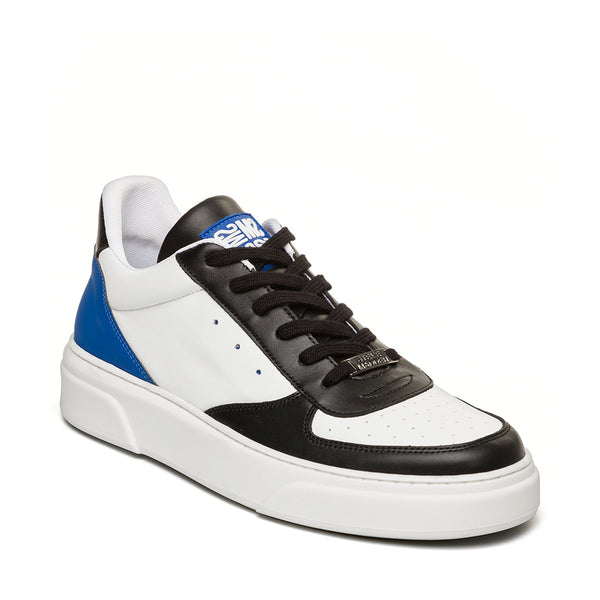 Brent Sneaker WHT/BLK/BLUE