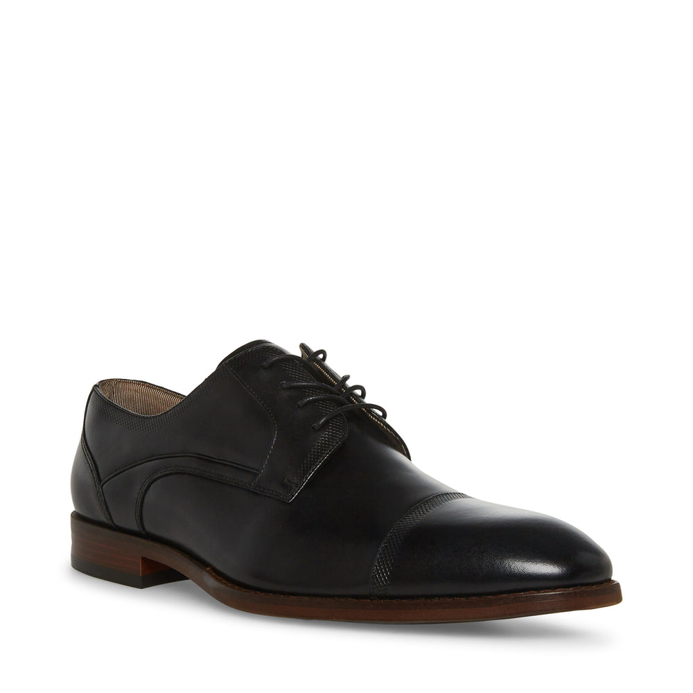 Steve Madden Men Ethan Lace-up BLACK LEATHER Business All Products