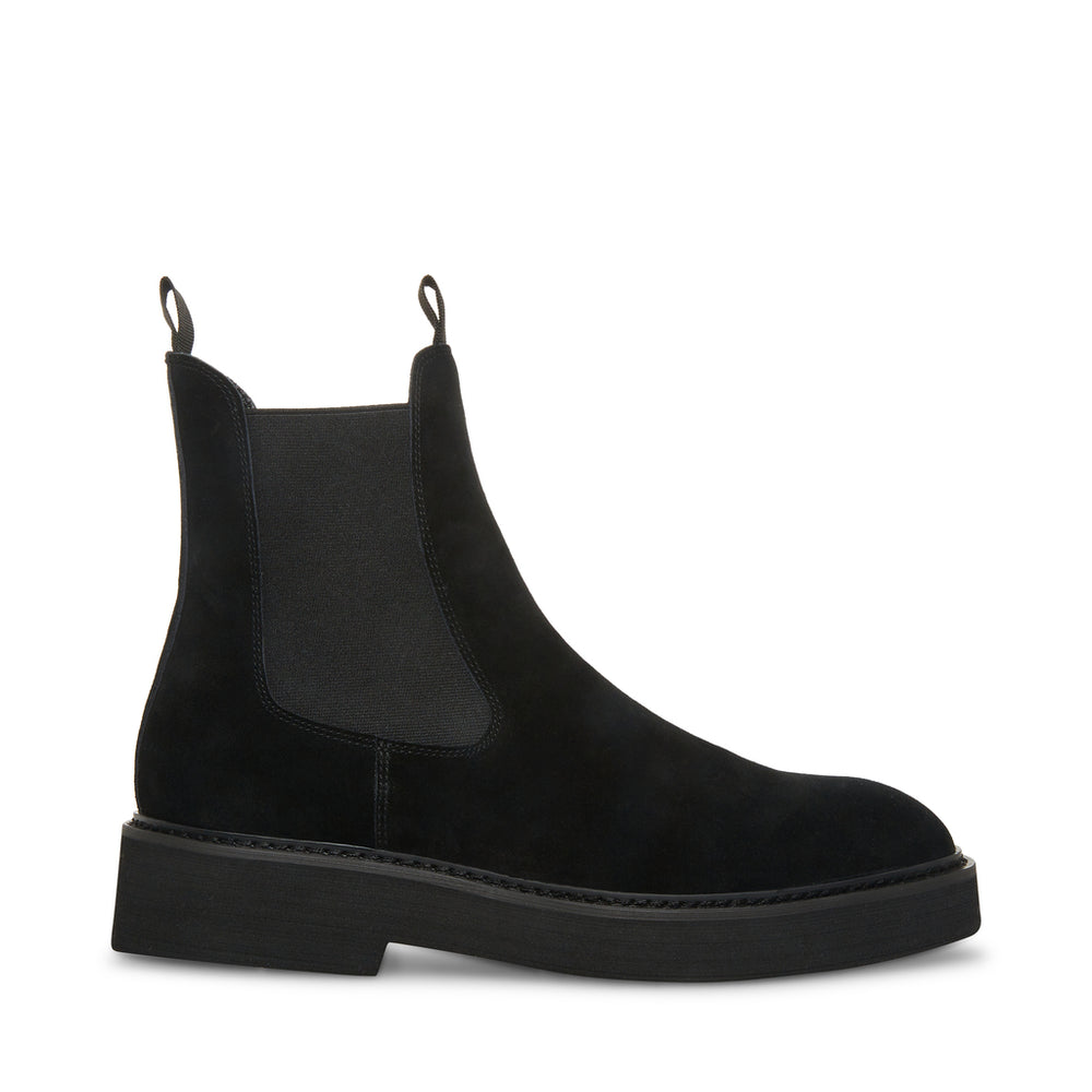 Steve Madden Men Brantley Chelsea Boot BLACK SUEDE Boots All Products